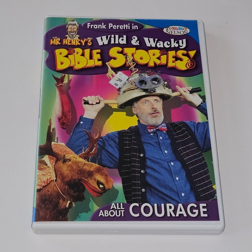 Mr Henry's Wild & Wacky Bible Stories All About Courage DVD Frank Peretti